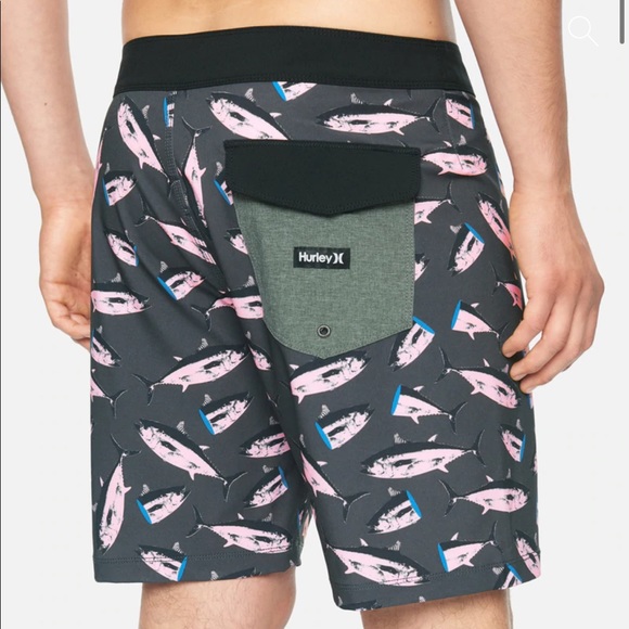 HURLEY - Phantom Party Pack Board Shorts 18" - Dark Smoke Grey - Picture 5 of 10